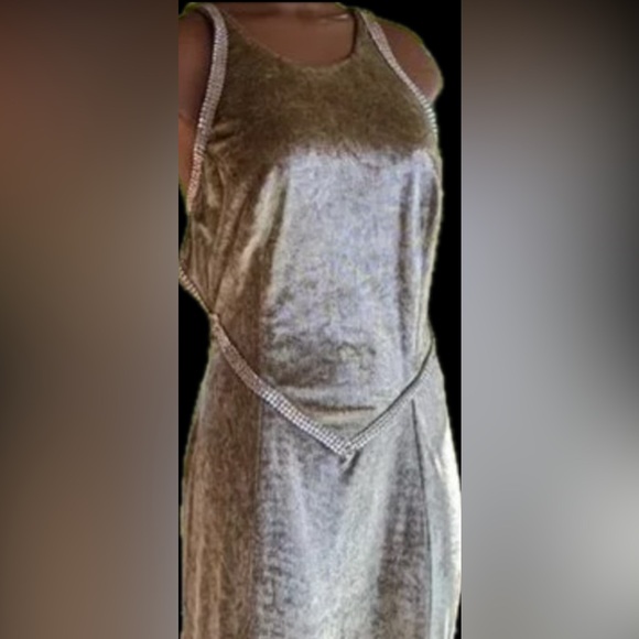 Cache 90s velour gown never used - Picture 7 of 7